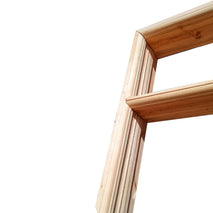 10×2 Cypress Door Frame with Vent 9ft Long