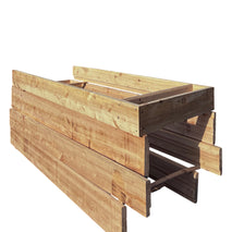 10×2 Cypress Door Frame with Vent 8ft Long