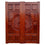 12-Panel Kiln Dried Solid Semi-Circle Mahogany CNC Double Door 6ft x 7ft