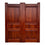 6-Panel Kiln Dried Mahogany Solid Double Door