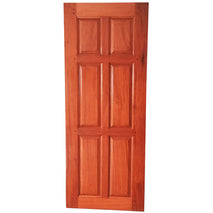 6-Panel Solid Mahogany Front Door
