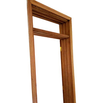 10×2 Mahogany Door Frame with Vent 8ft Long