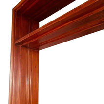 12×2 Mahogany Door Frame with Vent 8ft Long