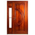 Kiln Dried Solid Mahogany Semi-Circle Double Door