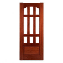 Kiln Dried Solid Mahogany Standard French Door
