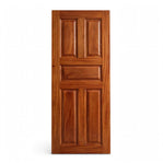 5-Panel Solid Mahogany Front Door