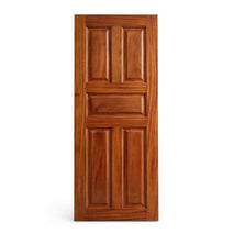 5-Panel Solid Mahogany Front Door
