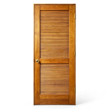 Kiln Dried Mvule Louvered Solid Door
