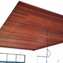 4"×1" Mahogany TnG Ceiling