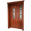 Mahogany Panel Solid Double Door