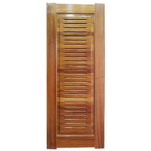 Mahogany Standard Pantry Louvered Door