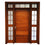 Mahogany T&G French Double Door