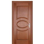 Oval and Rectangle Panel Solid Flush Door