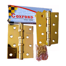 Coxford Door Hinges Gold Antique Silver