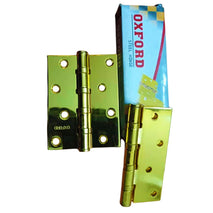 Oxford Steel Door Hinges Gold Antique Silver