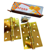 Oxford Steel Door Hinges Gold