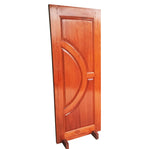 Panel Semi-Circle Solid Mahogany Front Door