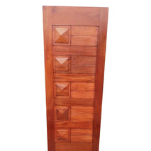Solid Mahogany Diamond Design Standard Front Door