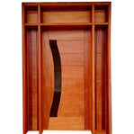 Solid Mahogany TnG Double Door